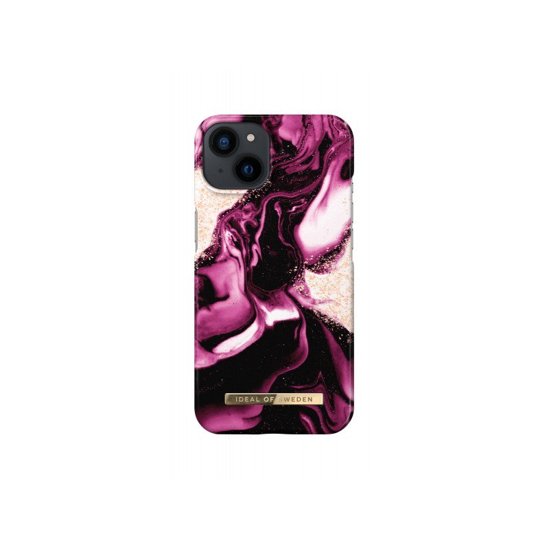 Viedtālruņa aizmugurējais vāciņš Apple iPhone 14 Pro Golden Ruby Dark Violet, With Design