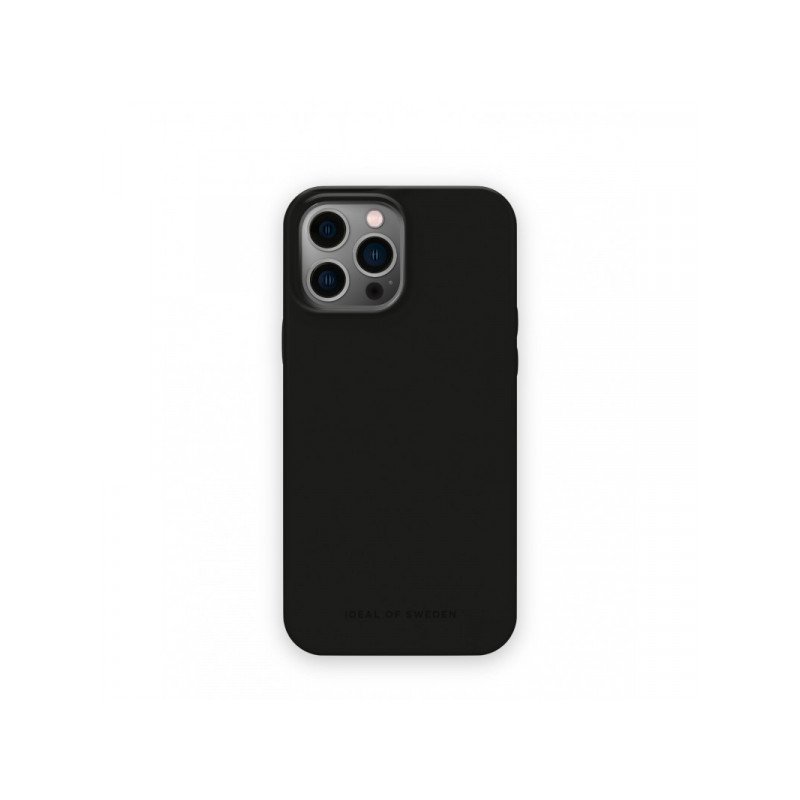Viedtālruņa aizmugurējais vāciņš Apple iPhone 13 Pro Max Silicone Back Case Black