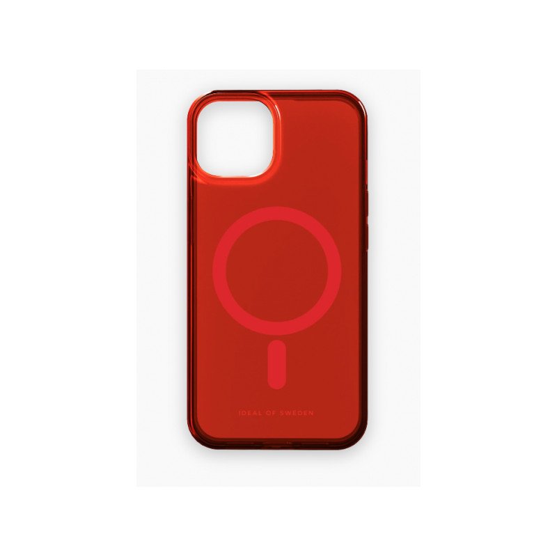 Viedtālruņa aizmugurējais vāciņš Apple iPhone 15 Pro Max Clear Case Mag Red