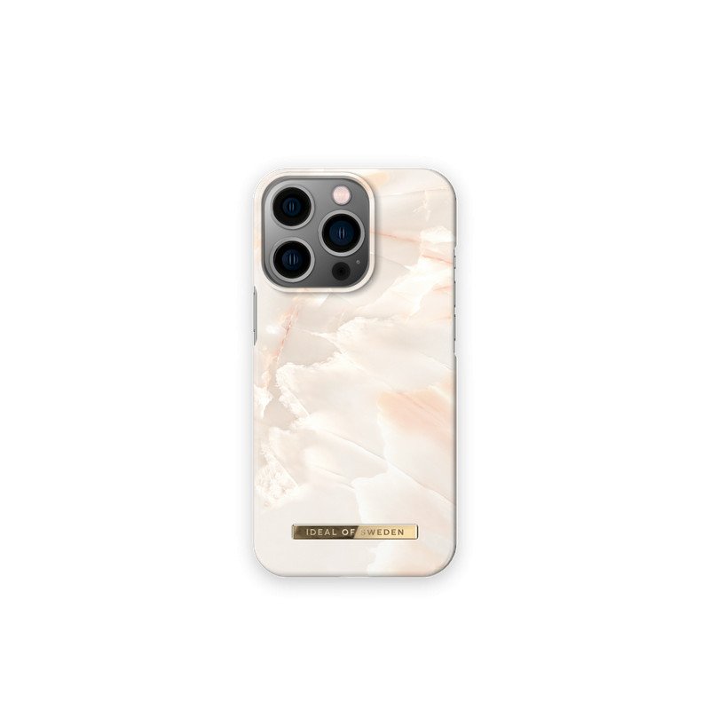 Viedtālruņa aizmugurējais vāciņš Apple iPhone 15 Pro Rose Pearl Marble Pink, Pearl, With Design