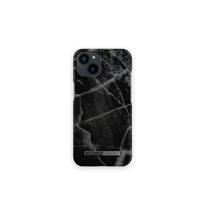 Viedtālruņa aizmugurējais vāciņš Apple iPhone 15 Pro Max Black Thunder Marble Black, Grey, With Design