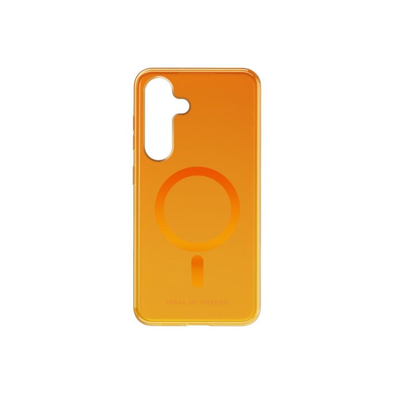 Viedtālruņa aizmugurējais vāciņš Samsung Galaxy S24 Clear Case Mag Orange, Transparent