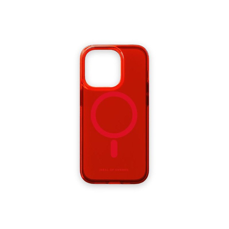 Viedtālruņa aizmugurējais vāciņš Apple iPhone 12/12 Pro Clear Case Mag Red