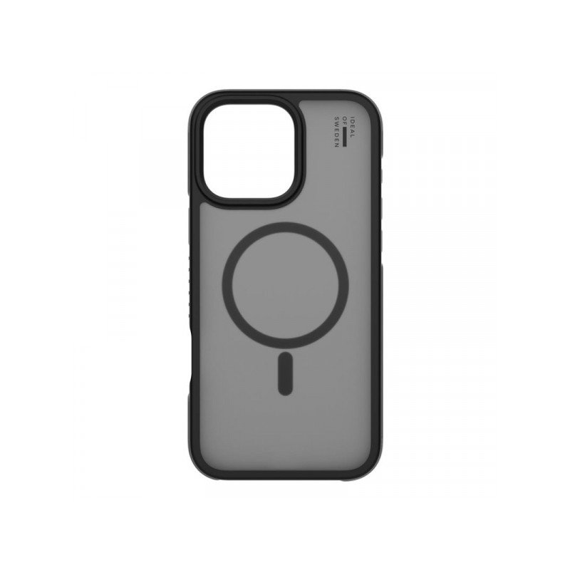 Viedtālruņa aizmugurējais vāciņš Apple Iphone 16 Bumper Case MagSafe Black, Transparent