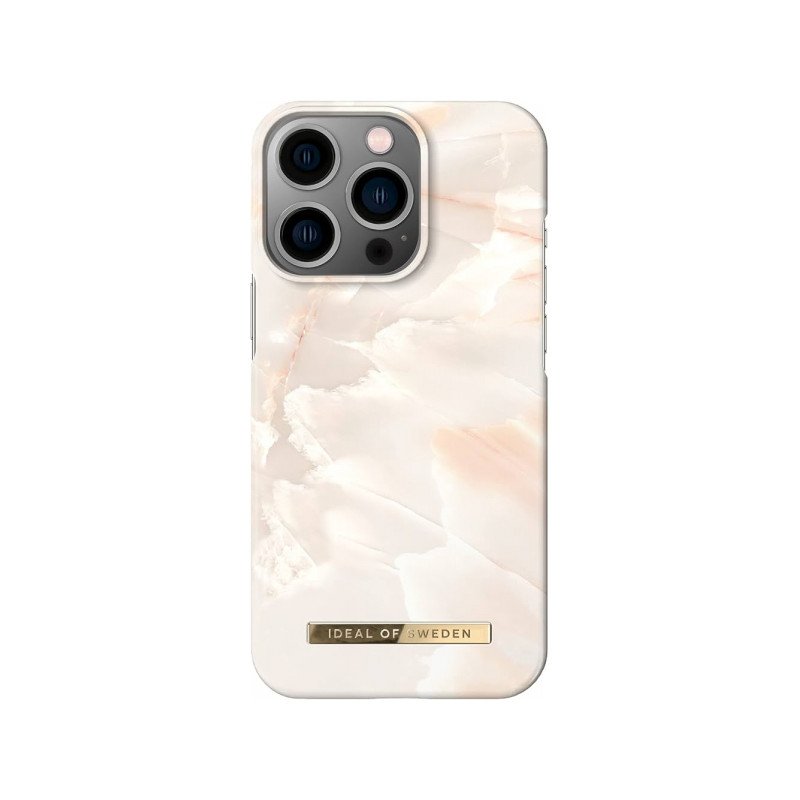 Viedtālruņa aizmugurējais vāciņš Apple Iphone 16 Rose Pearl Marble Pink, Pearl, With Design