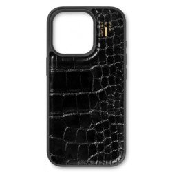 Viedtālruņa aizmugurējais vāciņš Apple iPhone 16 Pro Max Black Croco Black