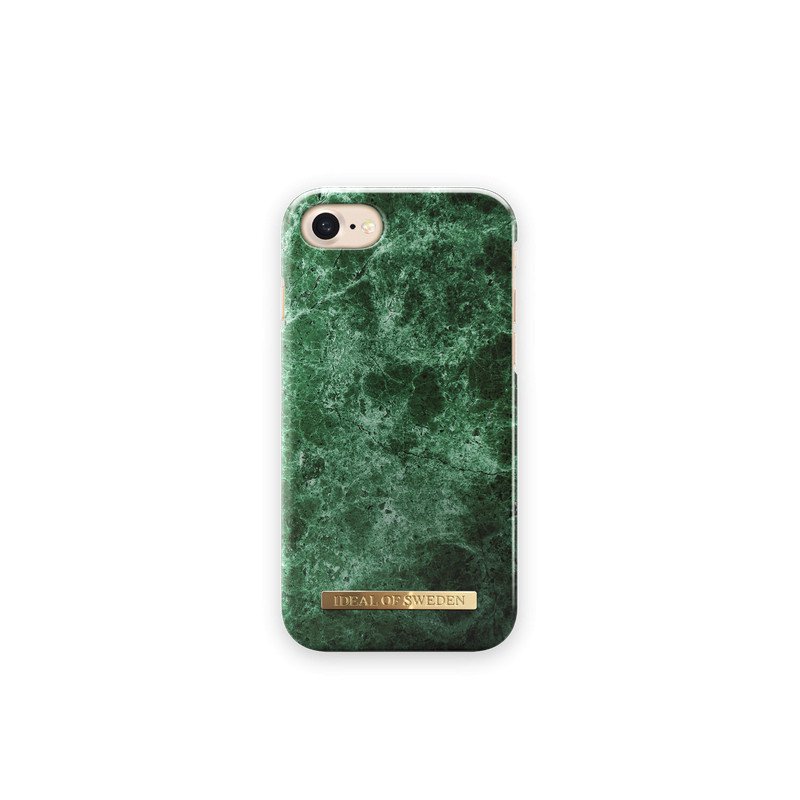 Viedtālruņa aizmugurējais vāciņš Apple iPhone 7 / 8 / SE 20 / SE 22 Carrara Gold Green, With Design