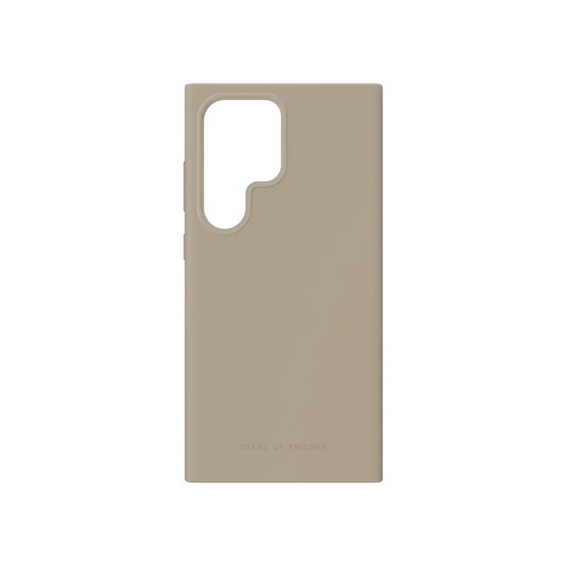 Viedtālruņa aizmugurējais vāciņš Samsung Galaxy S24 Ultra Silicone Back Case Beige