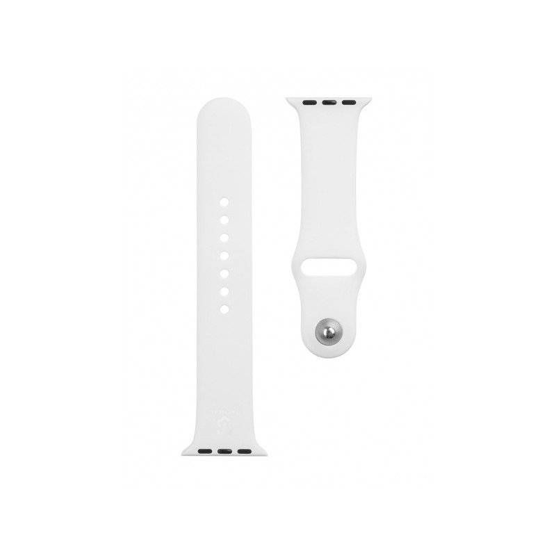 Viedpulksteņa siksniņa Apple 499 Silicone Band White