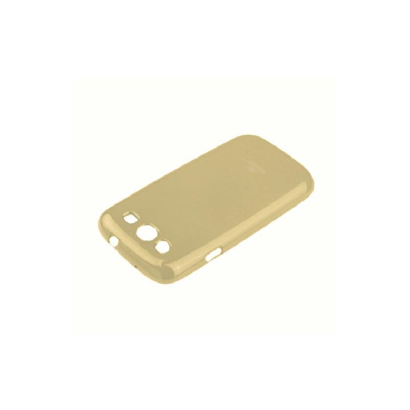 Viedtālruņa aizmugurējais vāciņš Apple iPhone XR Goospery Jelly Gold
