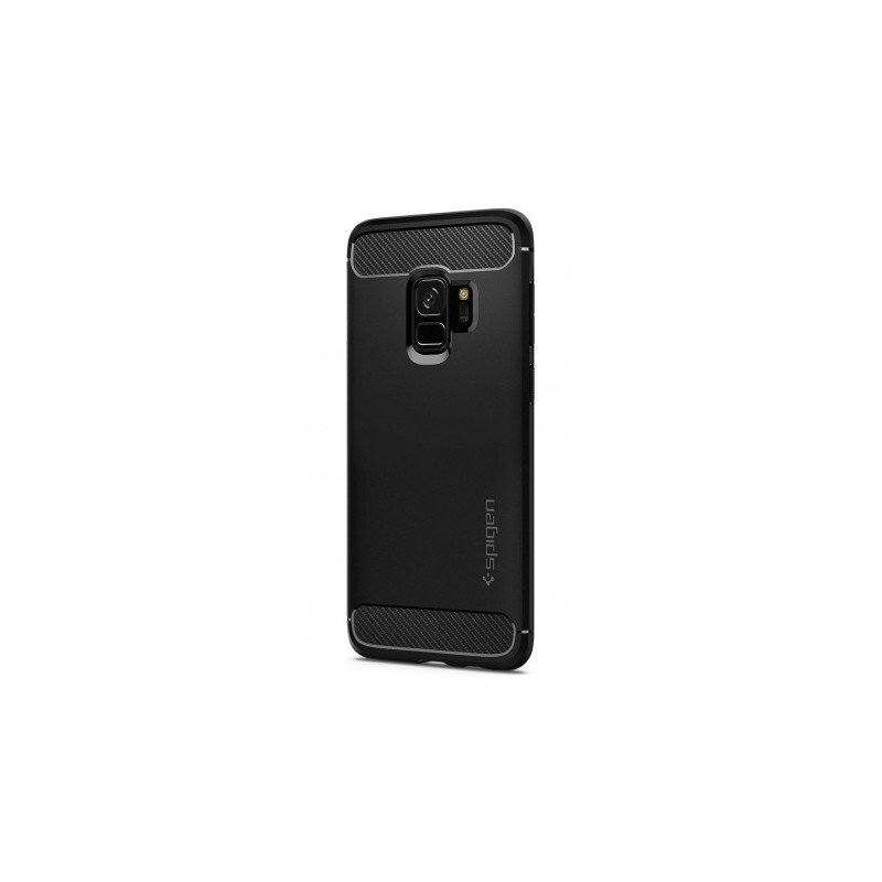 Viedtālruņa aizmugurējais vāciņš Samsung Galaxy A42 5G Rugged Armor Black