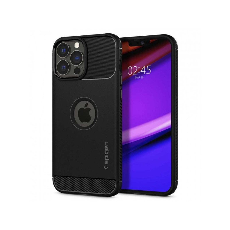 Viedtālruņa aizmugurējais vāciņš Apple iPhone 13 Pro Rugged Armor Black