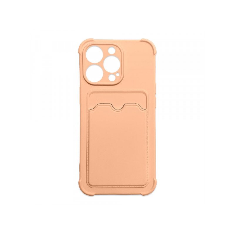 Viedtālruņa aizmugurējais vāciņš Apple iPhone XS Max Card Armor case Pink