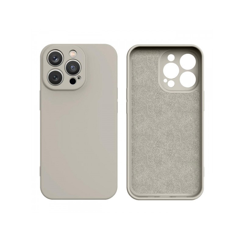 Viedtālruņa aizmugurējais vāciņš Apple iPhone 13 Silicone case Beige