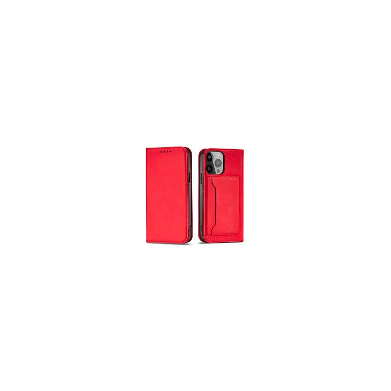 Viedtālruņa atveramais maciņš Samsung Galaxy A23 5G Magnet Card Case Red