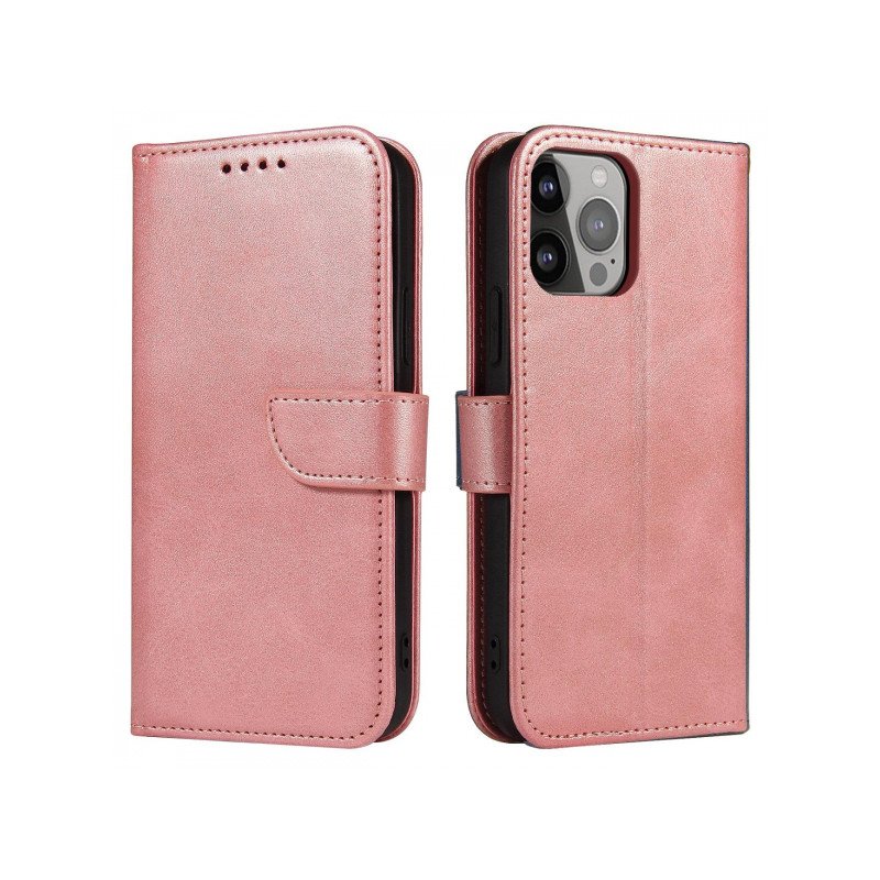 Viedtālruņa atveramais maciņš Samsung Galaxy S24 Magnet case Pink