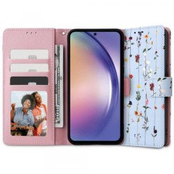 Viedtālruņa atveramais maciņš Samsung Galaxy A14 5G Wallet Blue