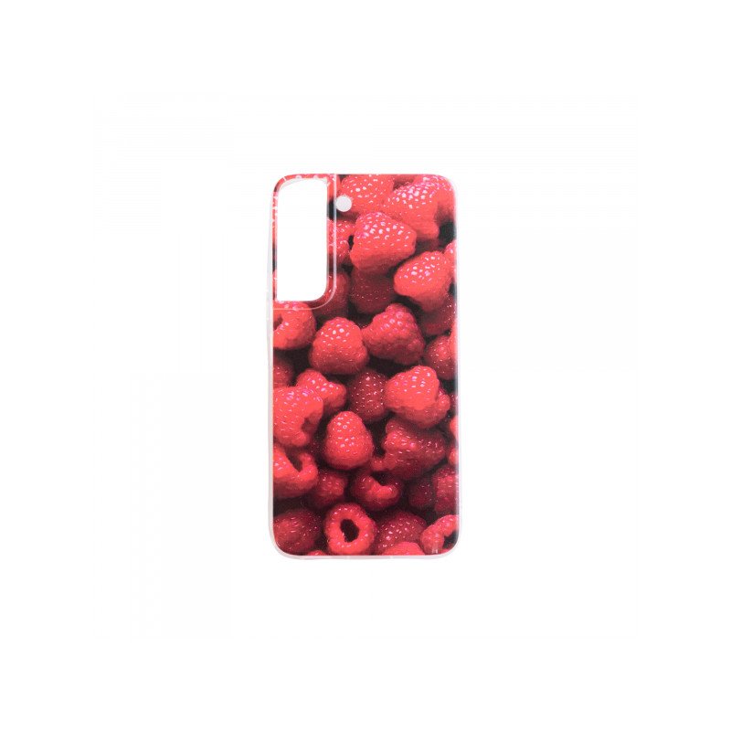 Viedtālruņa aizmugurējais vāciņš Samsung Galaxy S22 FR2 Red, With Design