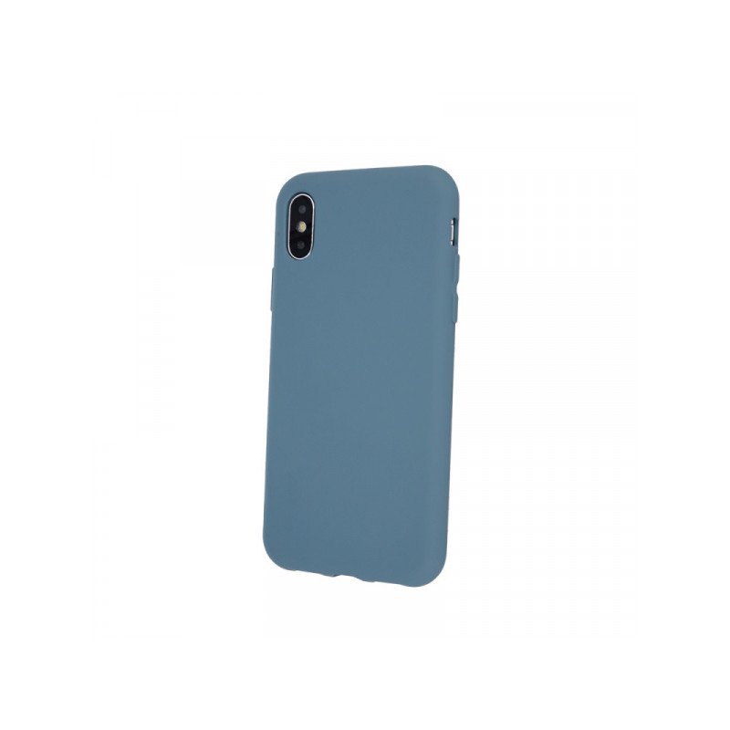Viedtālruņa aizmugurējais vāciņš Apple iPhone 11 Pro Max Silicon Blue, Grey