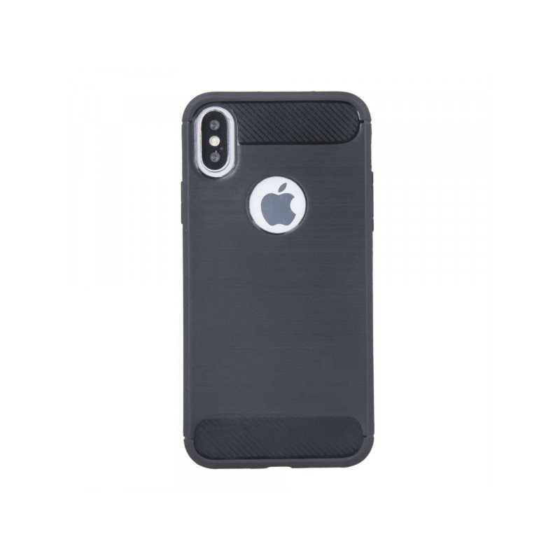 Viedtālruņa aizmugurējais vāciņš Apple iPhone 12 Pro Max Simple Black Black
