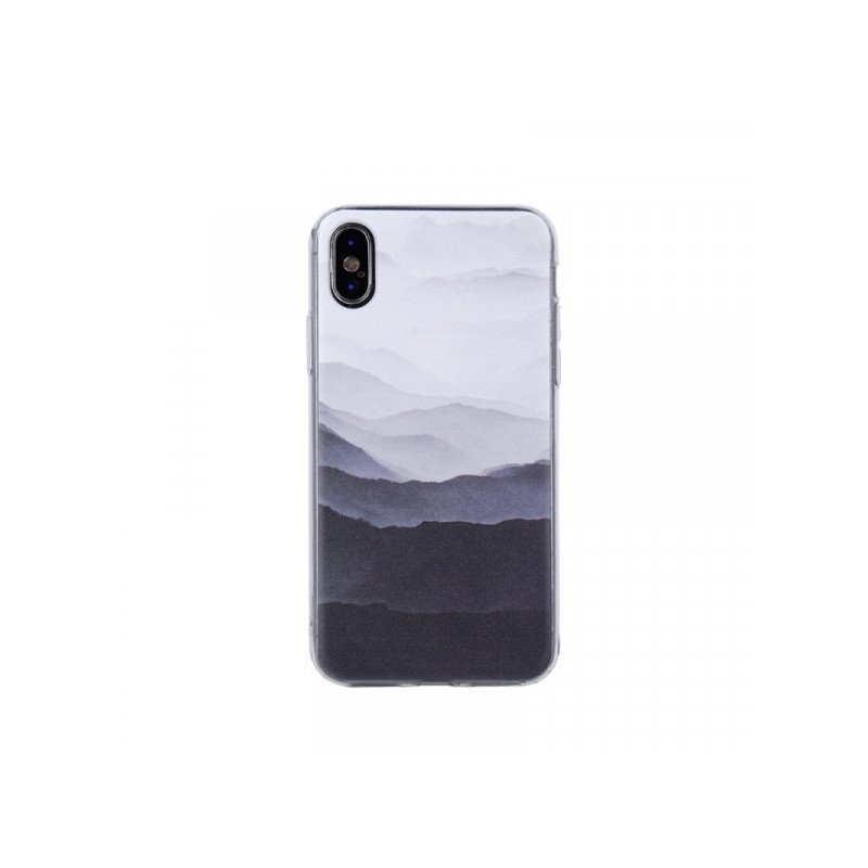 Viedtālruņa aizmugurējais vāciņš Samsung Galaxy A20E Ultra Trendy Nature 1 Grey, With Design