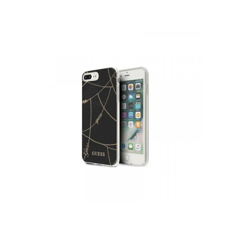 Viedtālruņa aizmugurējais vāciņš Apple iPhone 7 Plus / 8 Plus GUHCI8LPCUCHBK Black, With Design