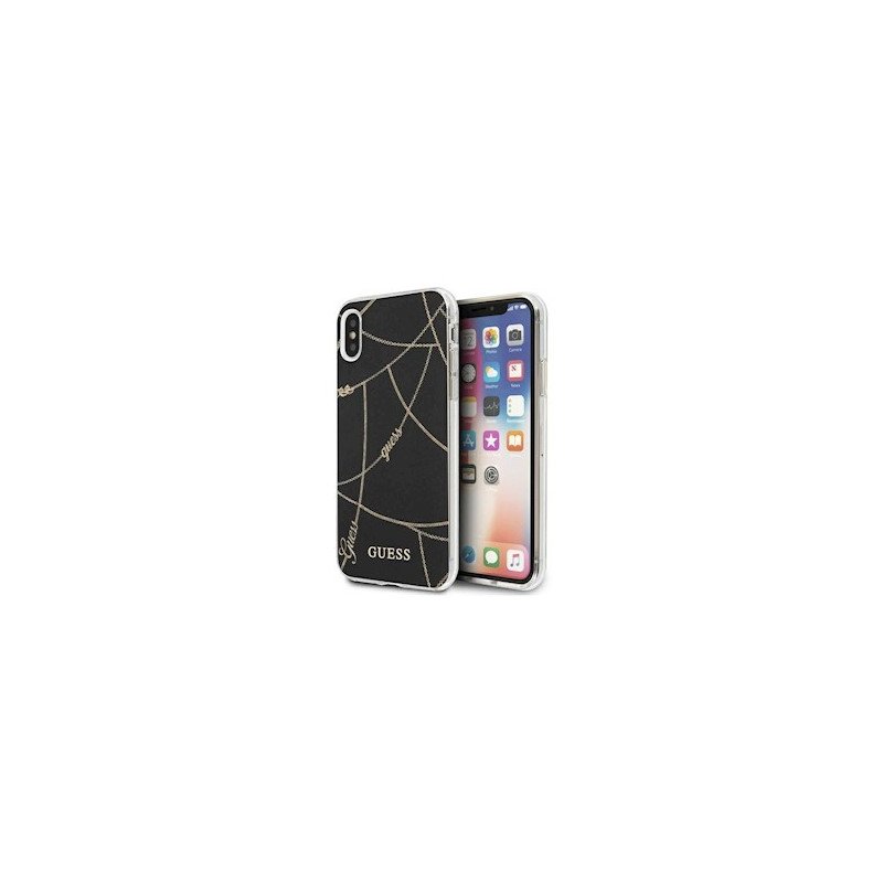 Viedtālruņa aizmugurējais vāciņš Apple iPhone XS Max GUHCI65PCUCHBK Black, With Design