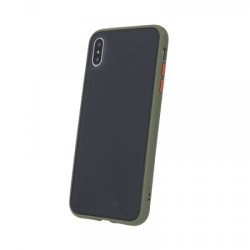 Viedtālruņa aizmugurējais vāciņš Samsung Galaxy A52 / A52 5G / A52s 5G Colored Buttons Green, Transparent