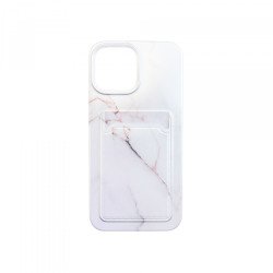 Viedtālruņa aizmugurējais vāciņš Apple iPhone 13 Pro Max 077 White, With Design