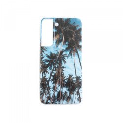 Viedtālruņa aizmugurējais vāciņš Samsung Galaxy S22 NA7 Blue, With Design