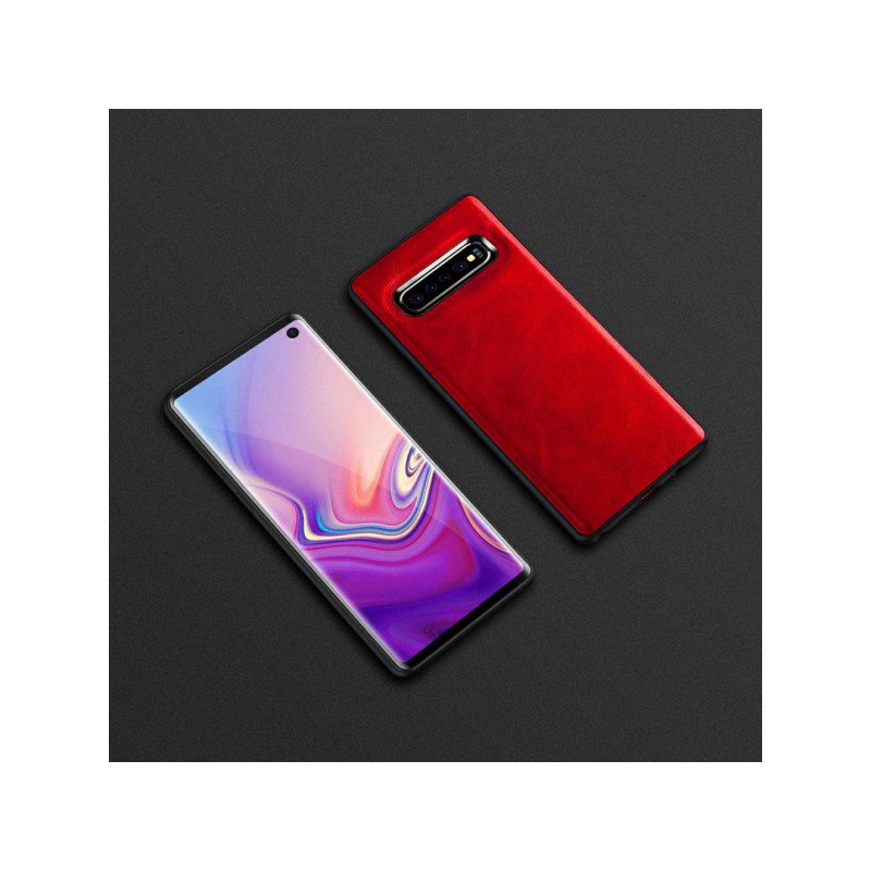 Viedtālruņa aizmugurējais vāciņš Samsung Galaxy A70 / A70S Business Red