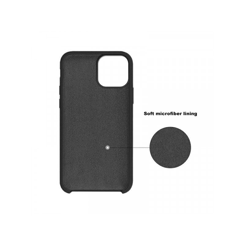 Viedtālruņa aizmugurējais vāciņš Samsung Galaxy A40 Liquid Box Black