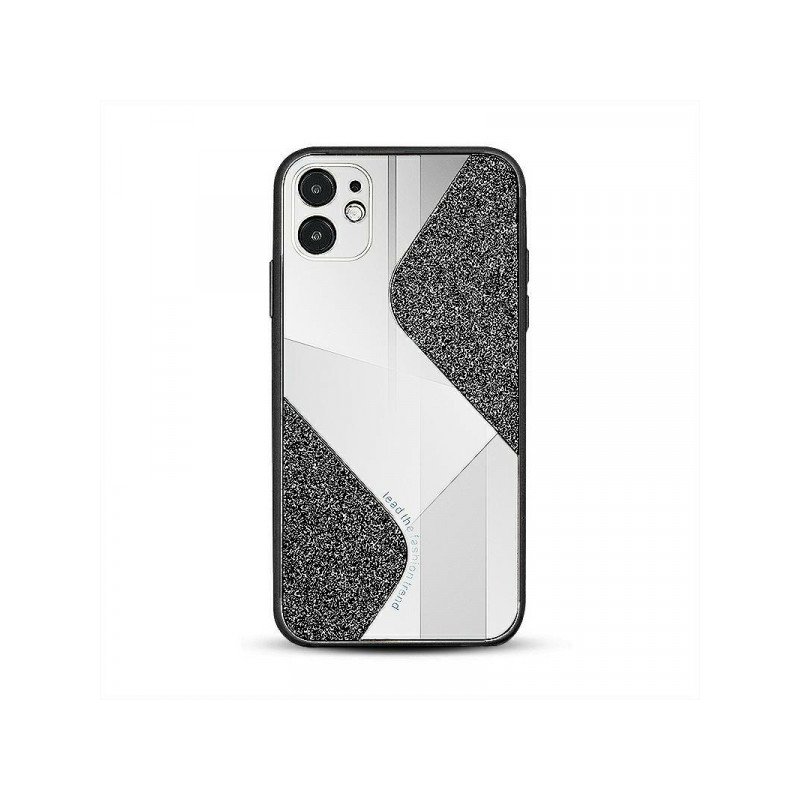 Viedtālruņa aizmugurējais vāciņš Apple iPhone 12 Pro Mirallo Black, With Design