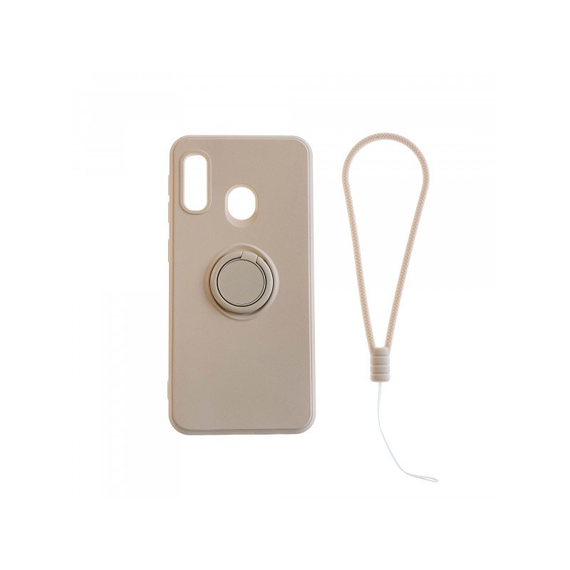 Viedtālruņa aizmugurējais vāciņš Samsung Galaxy A20E Pastel Ring Grey