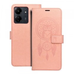 Viedtālruņa atveramais maciņš Xiaomi Redmi 13C Mezzo Book Dreamcatcher Pink