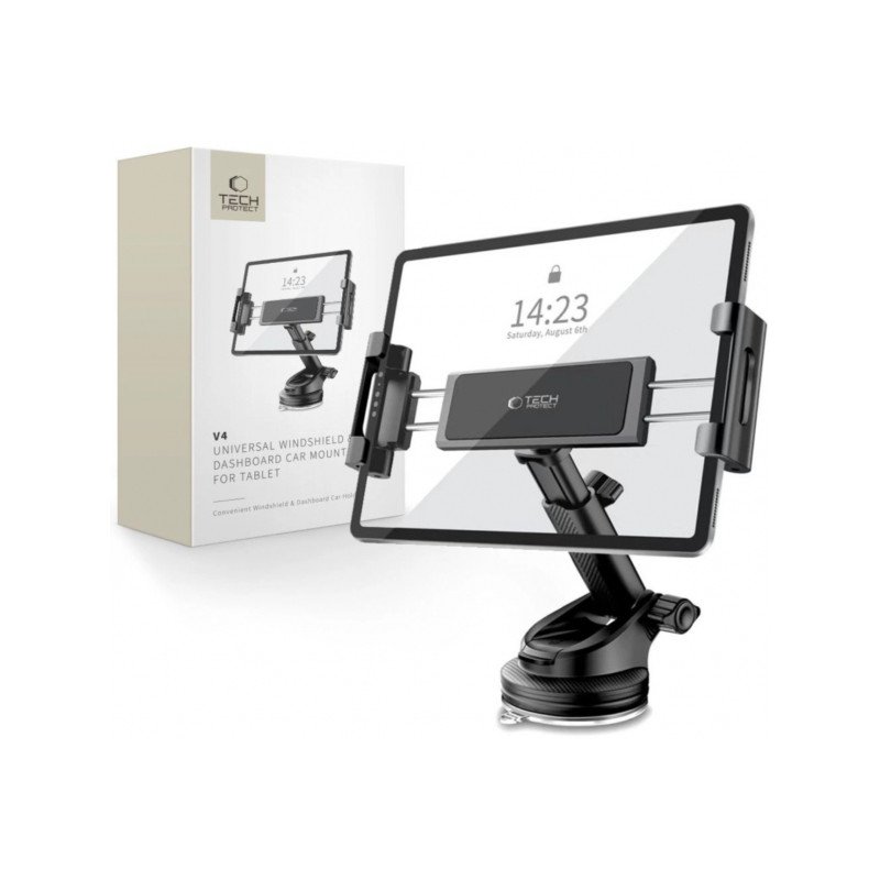 Planšetdatora turētājs automašīnai V4 Car Tablet Holder Black