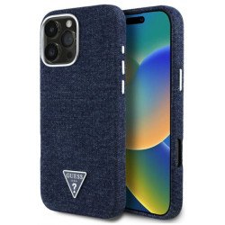 Viedtālruņa aizmugurējais vāciņš Apple iPhone 16 Pro Triangle Collection Blue
