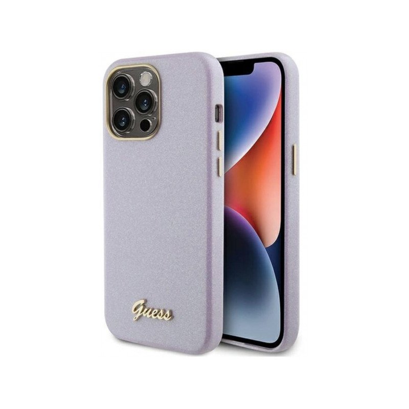 Viedtālruņa aizmugurējais vāciņš Apple iPhone 15 Pro Hardcase Glitter Violet