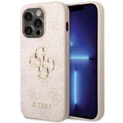 Viedtālruņa aizmugurējais vāciņš Apple iPhone 15 Pro Big Metal Logo Pink