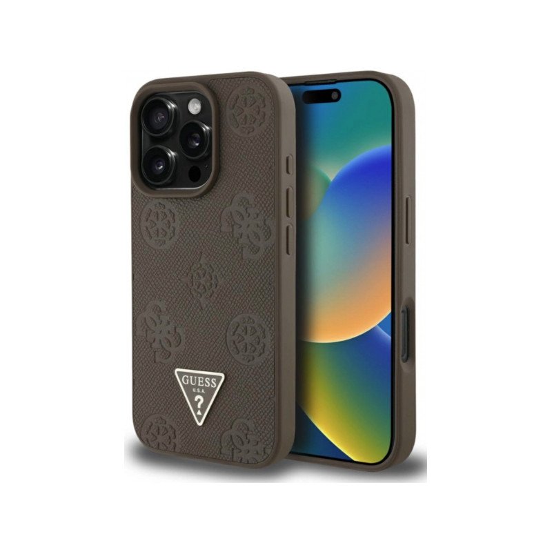 Viedtālruņa aizmugurējais vāciņš Apple iPhone 16 Pro Max Triangle Logo Mag Brown