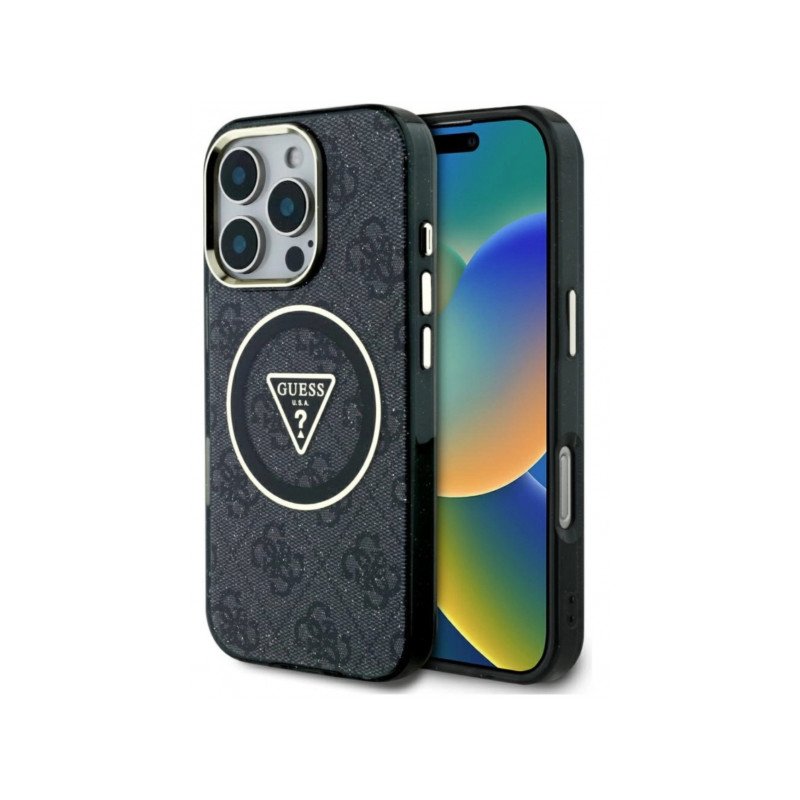 Viedtālruņa aizmugurējais vāciņš Apple iPhone 16 Pro Max Circle Triangle MagSafe Blue