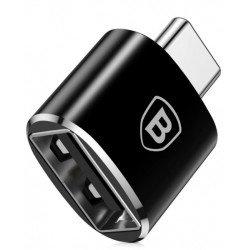 Kabeļa pārveidotājs OTG Adapter USB-A t o USB-C Black