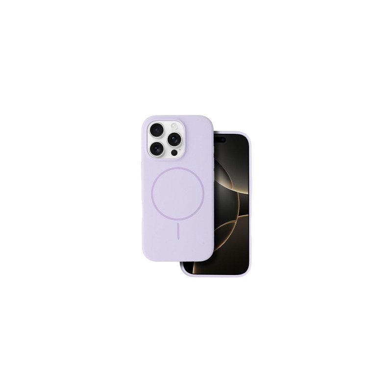 Viedtālruņa aizmugurējais vāciņš Apple iPhone 16 Pro Max Mag slim silicone Violet