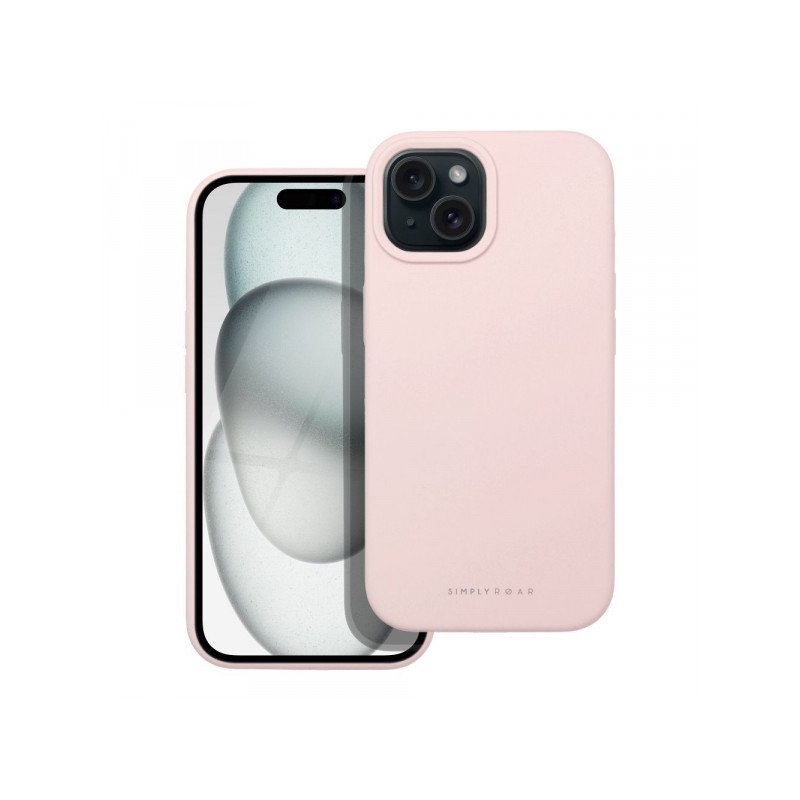 Viedtālruņa aizmugurējais vāciņš Apple Iphone 15 Cloud Skin Pink