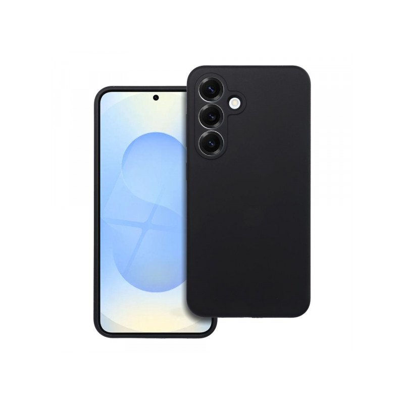 Viedtālruņa aizmugurējais vāciņš Samsung Galaxy S25 Silicone Mag Black
