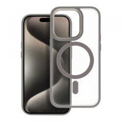 Viedtālruņa aizmugurējais vāciņš Apple iPhone 15 Pro Max Matte Mag Cover Natural Titanium
