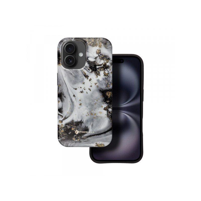 Viedtālruņa aizmugurējais vāciņš Apple Iphone 16 F-PROTECT Grey, Silver