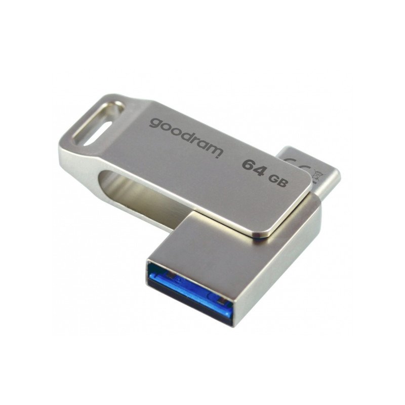 Ārējā atmiņa Flash Drive 64GB USB 3.2 / USB C Black