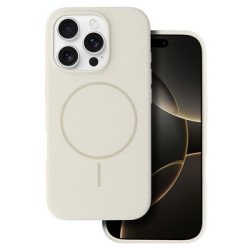 Viedtālruņa aizmugurējais vāciņš Apple iPhone 14 Pro Mag slim silicone Beige