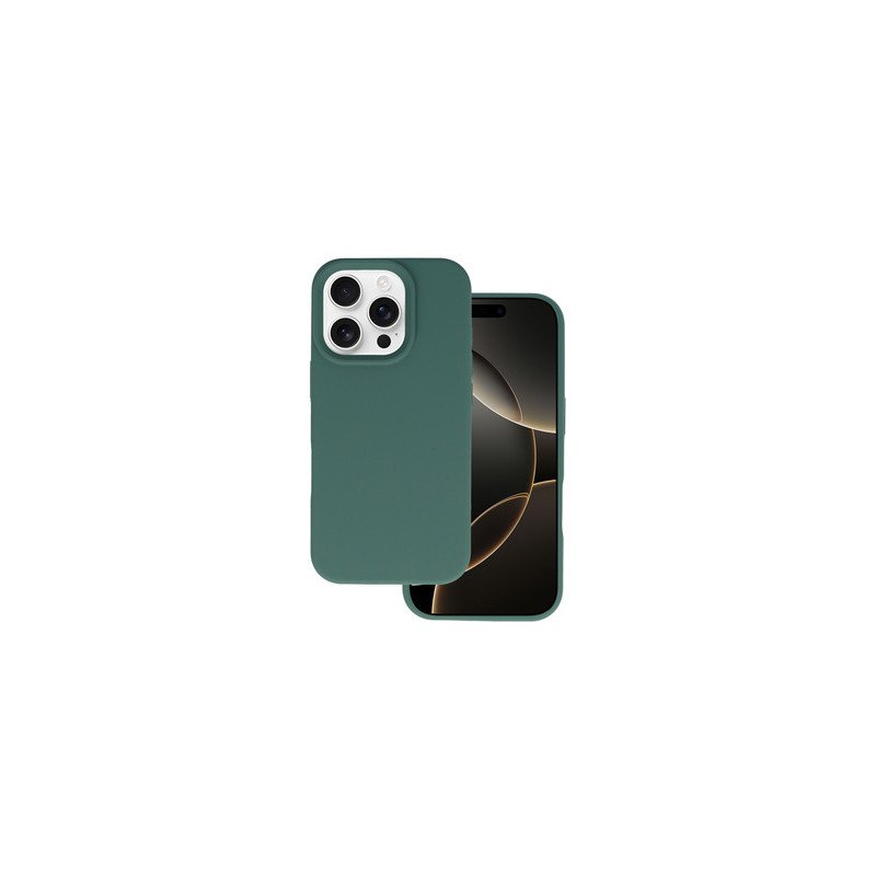 Viedtālruņa aizmugurējais vāciņš Apple iPhone 16 Pro Silicone Premium Green